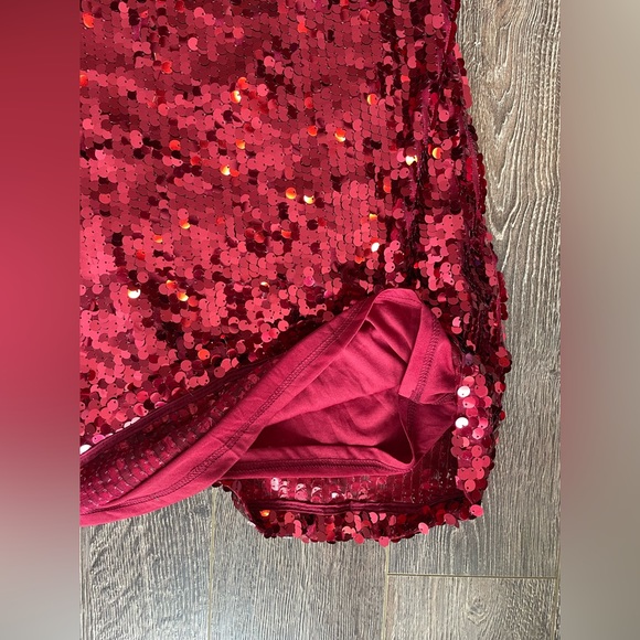 Red Sequin Dress - Picture 8 of 8